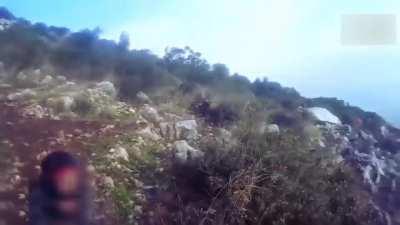 Hurras al-Din (&quot;Guardians of Religion&quot;) and Ansar al-Din attacking a position of the Assad regime in the Jabal Turkman region (mountain of Turkmenistan) in Latakia.