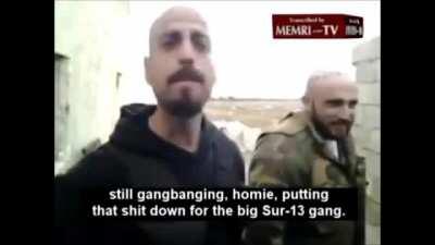 Los Angeles-area gangsters fighting for Assad in Aleppo, Syria [2014]