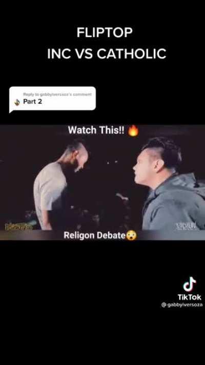 INC vs Catholic fliptop. Saw this in TikTok. INC got burned 🔥 LMAO watch this