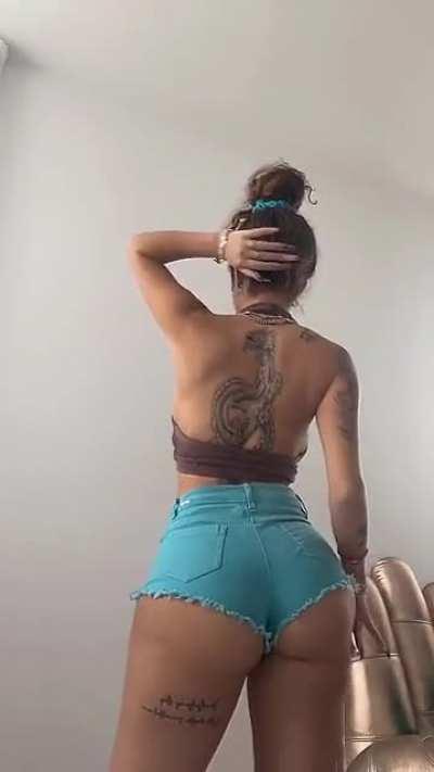 malu trevejo bootyshorts