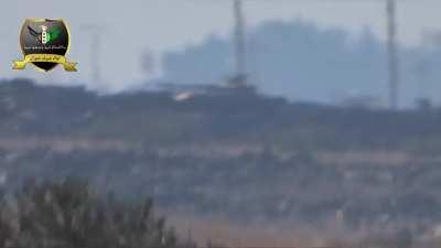 FSA ATGM team targets an SAA T-72 manning a checkpoint on the outskirts of Inkhil - 2013