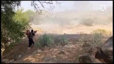 Hafiz Gul Bahadur ambushes a Pakistan Army convoy. Date unknown, North Waziristan