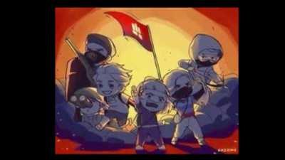 Sabaton-uprising with the spring revolution instead.