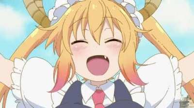 Me hearing that season 2 announcement [Miss Kobayashi's Dragon Maid]