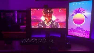 Converted my pc into a juice wrld tribute