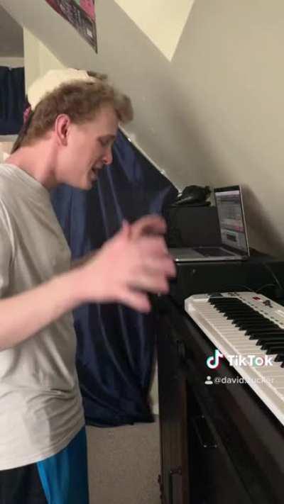 albino rapper spits BARS from his bedroom