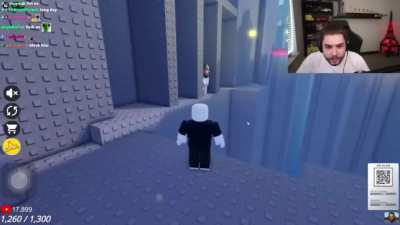 Roblox parkour game in which you have to scream to jump