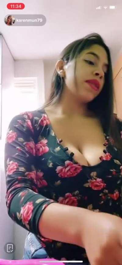 Big boobs latina