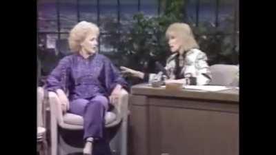 Betty White and Joan Rivers roasting each other in 1983 The Tonight Show.