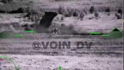 Ka 52 destroying 6 BMP/tanks two days ago at Velika Novoselyvka