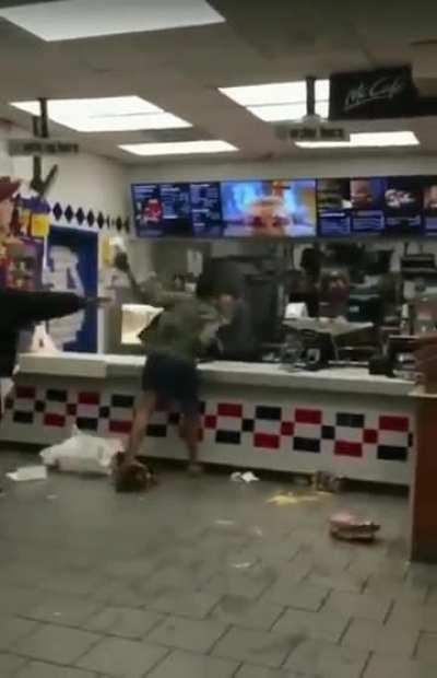 Trashing McDonalds because they messed up her ice cream…