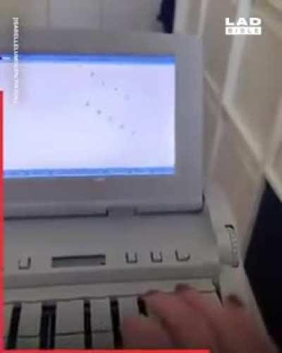 Even though she breaks down the process of this short hand computer, I'm still lost