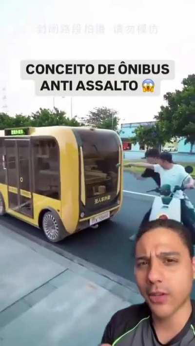 Veja como um onibus anti-assalto funciona