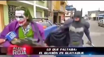 Ecuador turned to Gotham City…