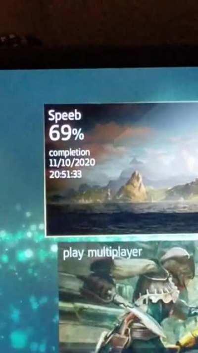 My partner was very happy to finish Black Flag