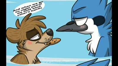 Mordecai and Rigby confirmed gay bri ish?!?!??!??!???? 😱😱😱😱😱😱😱😱😱😱