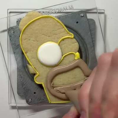The Icing on this Homer Cookie