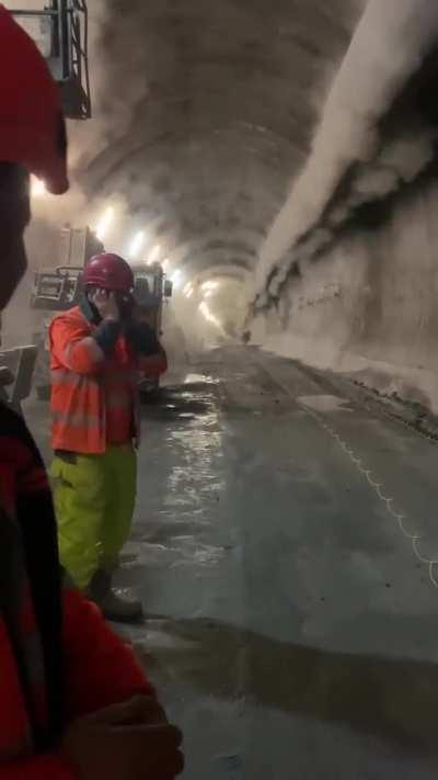 Explosion Sends Shockwaves Through Tunnel