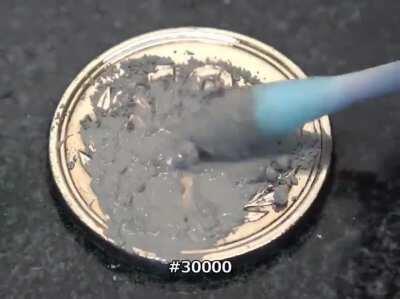 Oddly satisfying coin polishing.