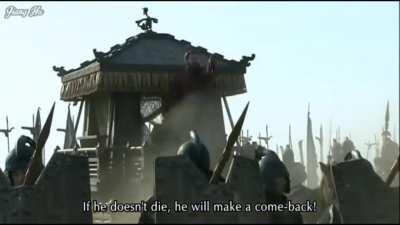 When you start to gain momentum against Yuan Shao