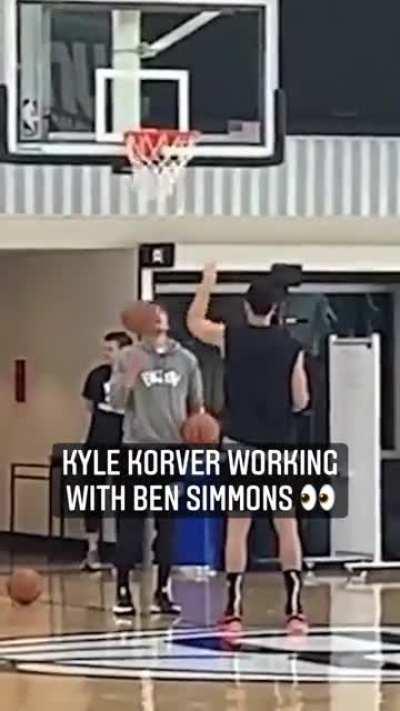 Meanwhile In Brooklyn, Ben is relearning how to shoot layups