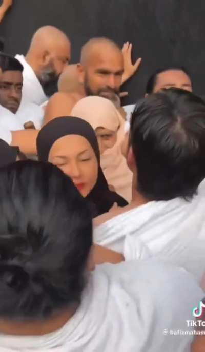 Crazy Muslims pilgrim ritual. Is this sort of idolatry and sexual harassment?