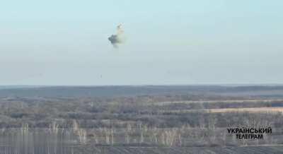 Better view on Ka-52 getting shot down in eastern Ukraine yesterday.