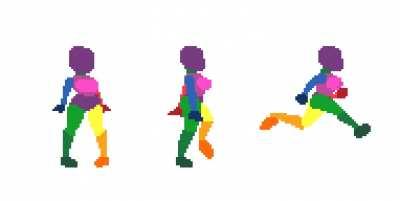 Just some animations of running and walking for the blank of the main character