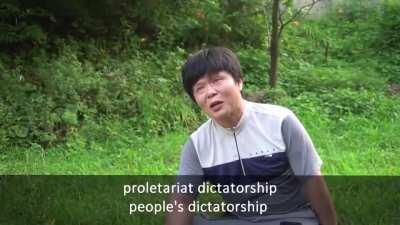 North Korean man on human rights and democracy