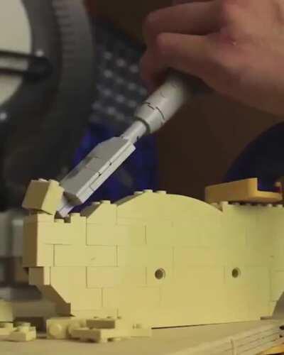 This stop motion Lego animation