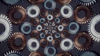 Endochronism - Infinite gears (Inspired by M C Escher)