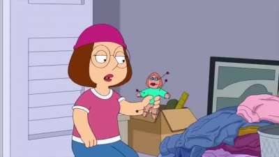 Meg finds a voodoo doll of lois