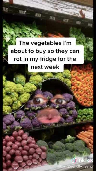 Definitely me and the months old cabbage in the fridge