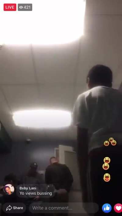 A kid gets arrested for possession of alcohol. Goes live on TikTok to talk shit