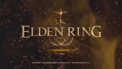 Elden Ring main menu sample