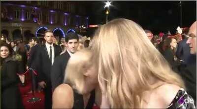 Jennifer Lawrence and Natalie Dormer make up the best red carpet moment, imho