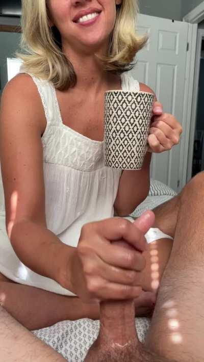 If your day doesn’t start with coffee and a hand-job, you need to re-evaluate your morning routine. [f]40 [m]41