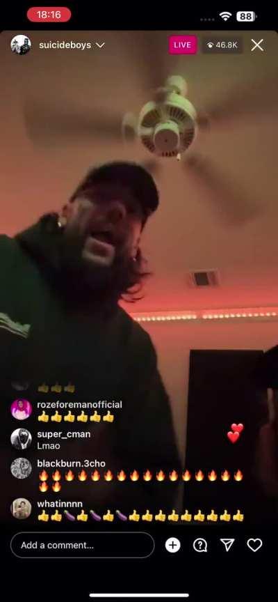 Boy$ on IG LIVE