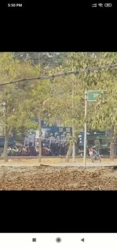 Today at Mandalay, Myanmar. Reject Military Coup.