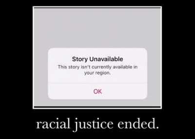 racial justice?? where obama??