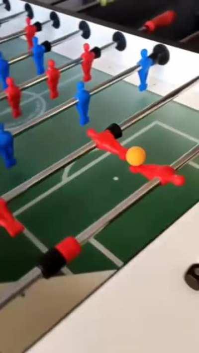 This nice foosball shot