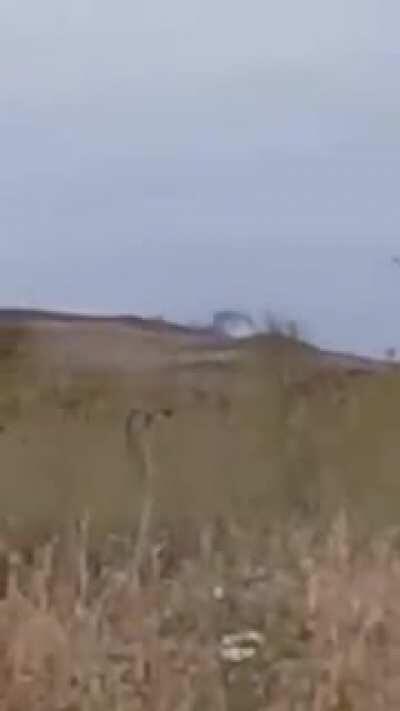 Armenian army destroys enemy equipment