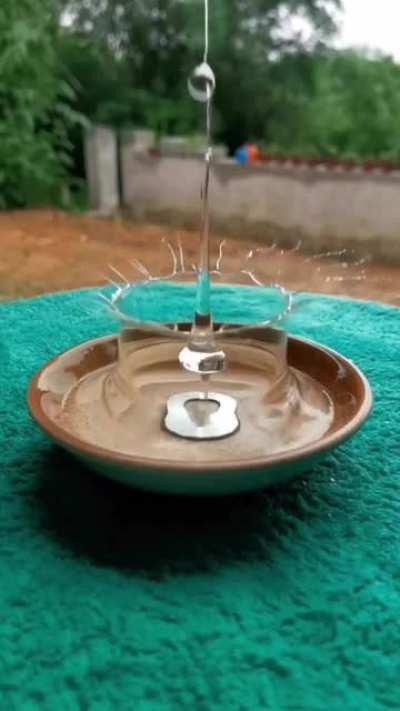 Slow motion splash