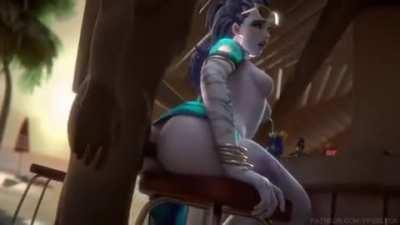 Widowmaker fucked at the beach (FPSBlyck)