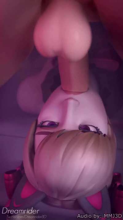 Futa Mercy face fucking D.va (DreamRider) OW 3D