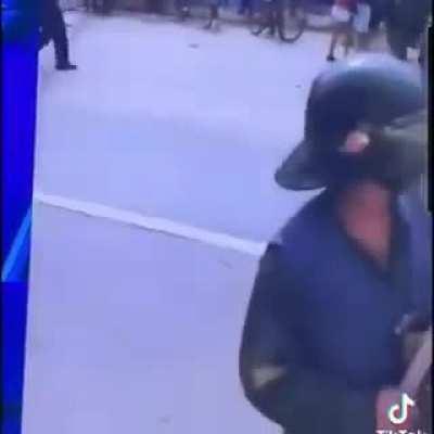 Cuban government employing CHILDREN as HUMAN SHIELDS at protests.