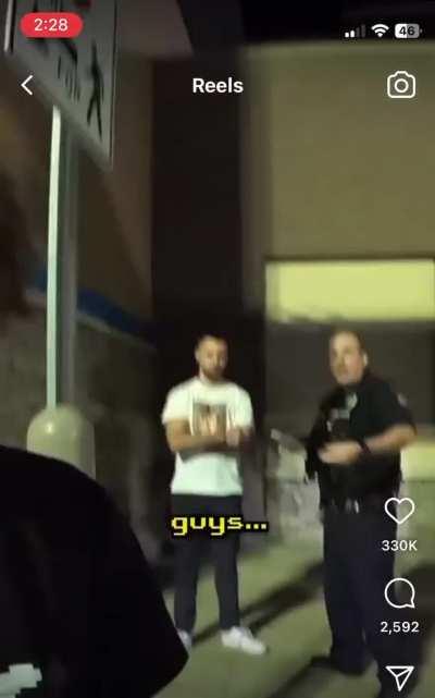 Dumbass pranksters being a nuisance in walmart and to the police