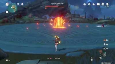 Amber Solo Pyro Hypostasis (no damage taken)