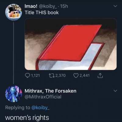 Mithrax, denier of women