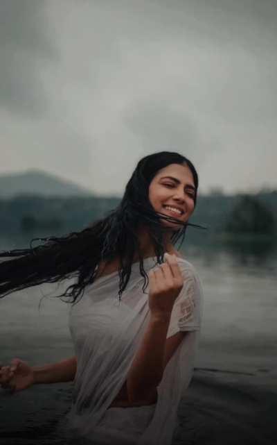 Malavika Mohanan white hot apsara 